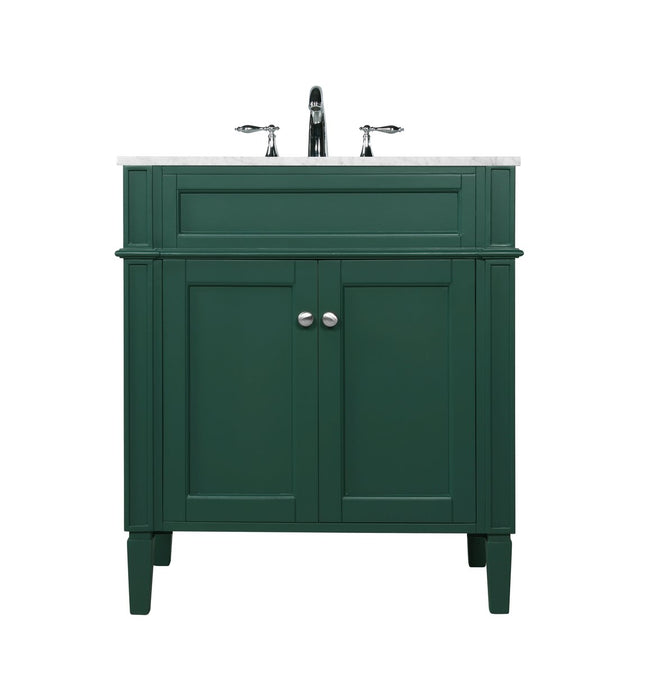 VF12530GN 30" Single Bathroom Vanity in Green