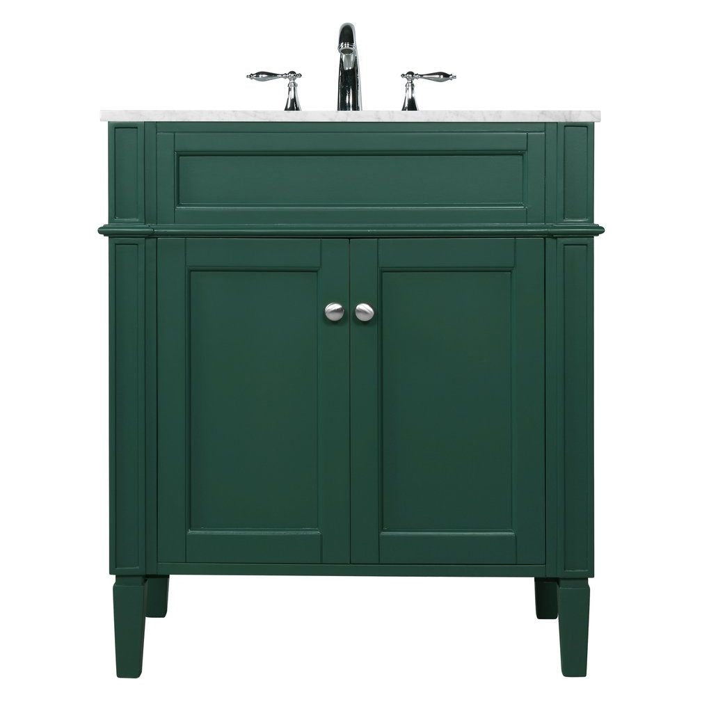 VF12530GN 30" Single Bathroom Vanity in Green