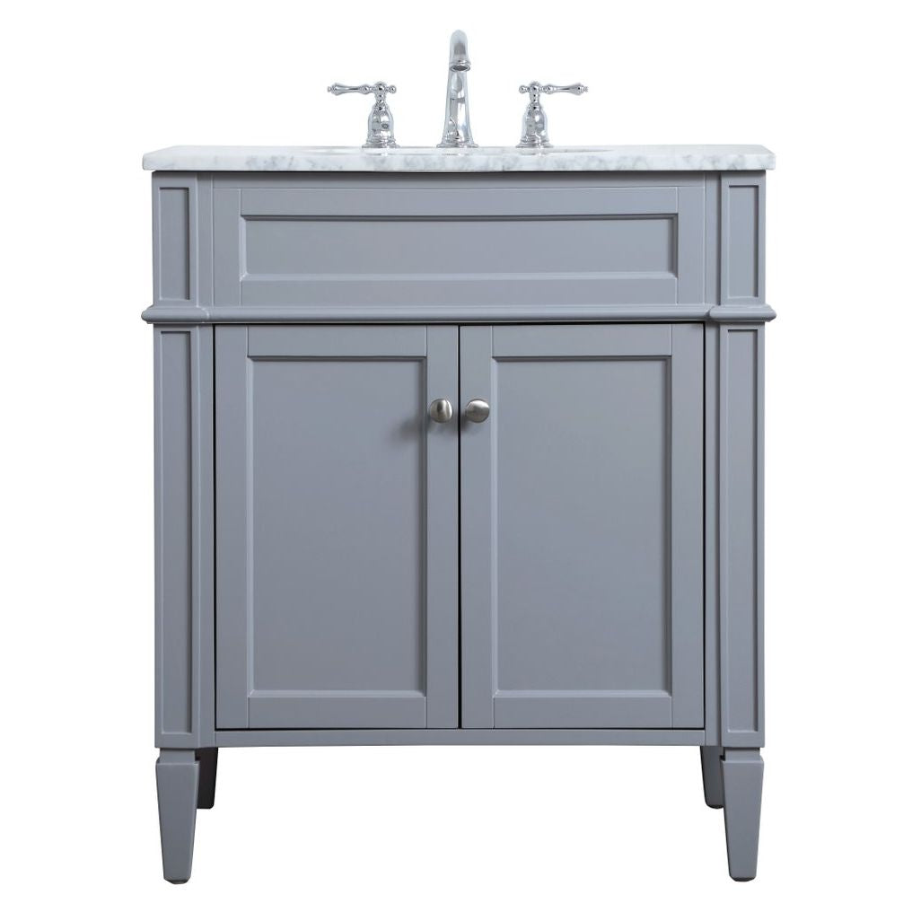 VF12530GR 30" Single Bathroom Vanity in Grey