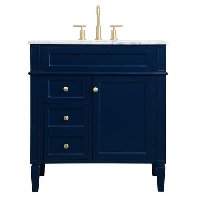 VF12532BL 32" Single Bathroom Vanity in Blue