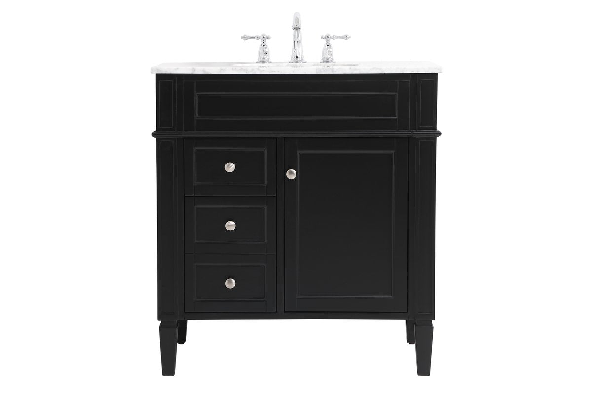 VF12532BK 32" Single Bathroom Vanity in Black