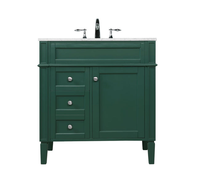VF12532GN 32" Single Bathroom Vanity in Green