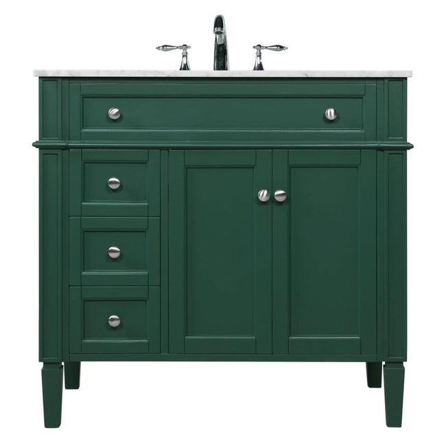 VF12536GN 36" Single Bathroom Vanity in Green