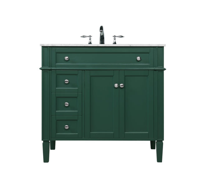 VF12536GN 36" Single Bathroom Vanity in Green