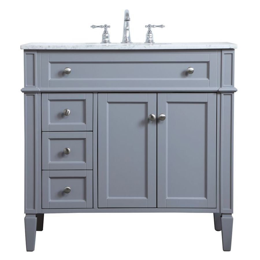 VF12536GR 36" Single Bathroom Vanity in Grey