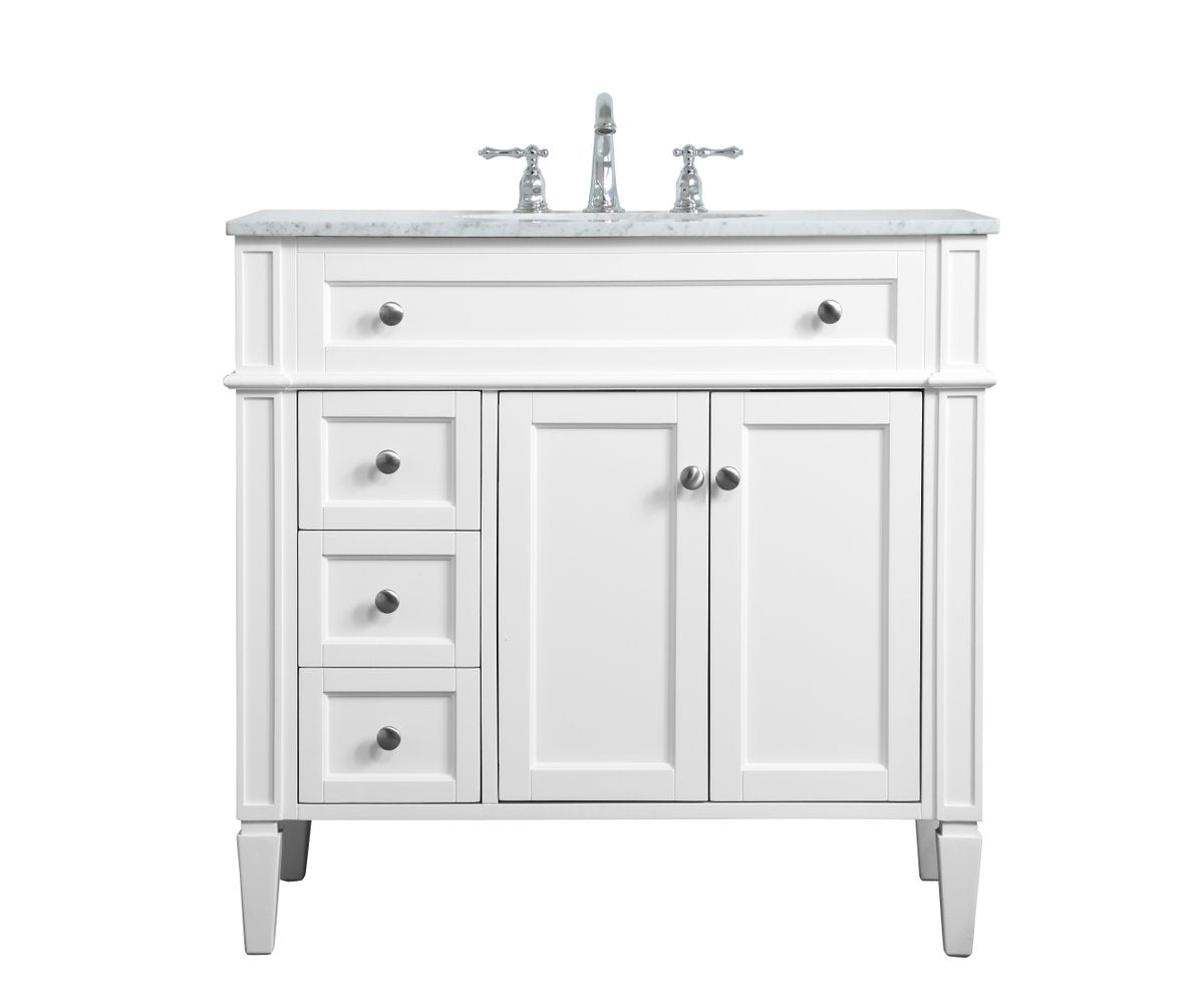 VF12536WH 36" Single Bathroom Vanity in White