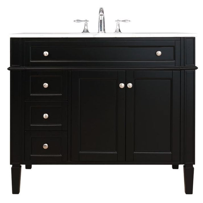 VF12540BK 40" Single Bathroom Vanity in Black