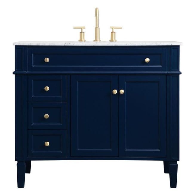 VF12540BL 40" Single Bathroom Vanity in Blue