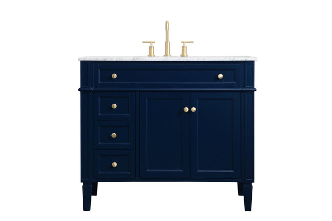 VF12540BL 40" Single Bathroom Vanity in Blue