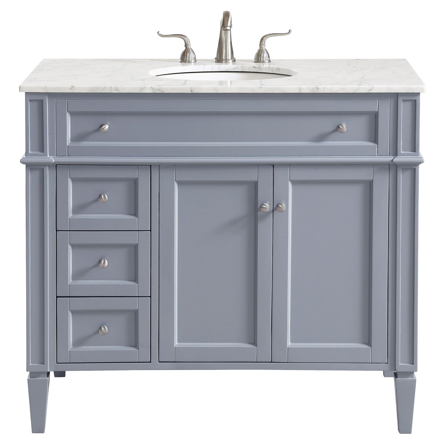 VF12540GR 40" Single Bathroom Vanity Set in Grey
