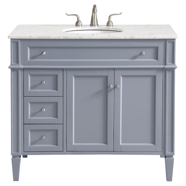 VF12540GR 40" Single Bathroom Vanity Set in Grey