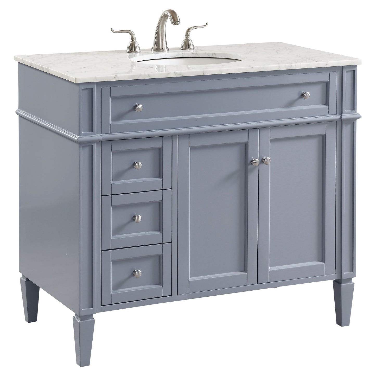 VF12540GR 40" Single Bathroom Vanity Set in Grey