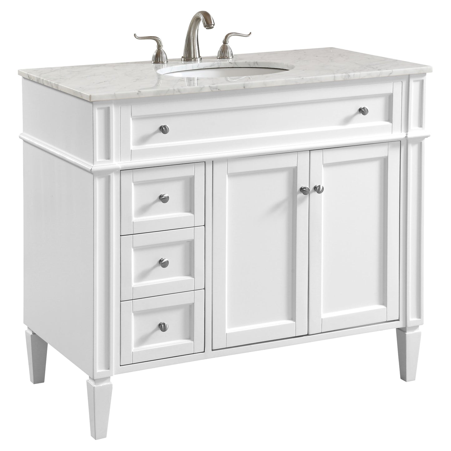 VF12540WH 40" Single Bathroom Vanity Set in White