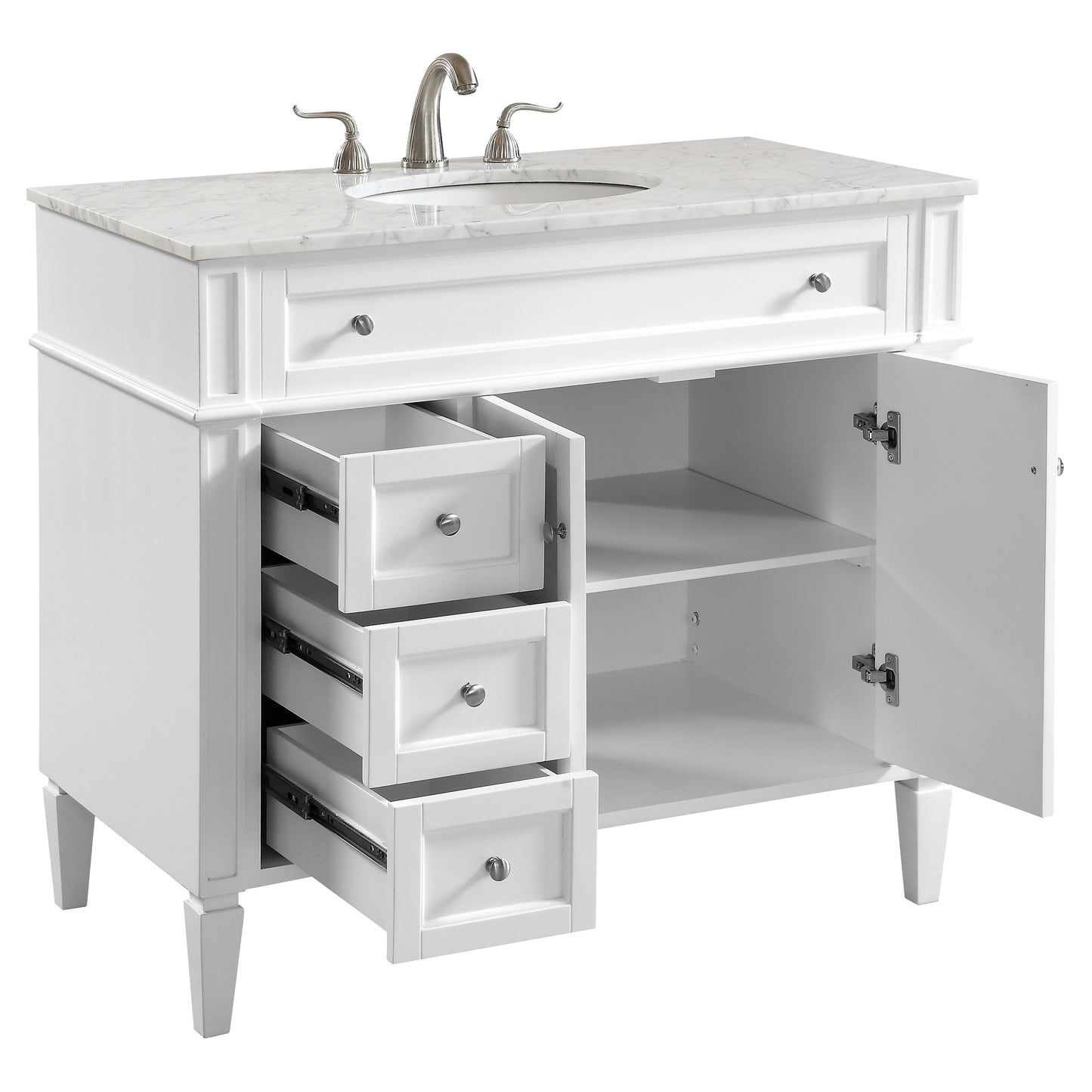 VF12540WH 40" Single Bathroom Vanity Set in White