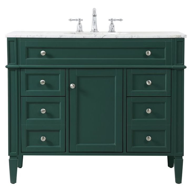 VF12542GN 42" Single Bathroom Vanity in Green