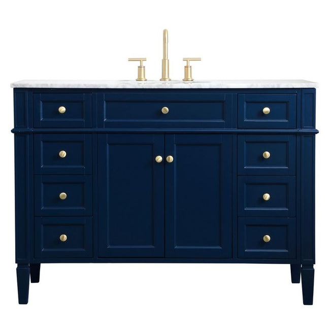 VF12548BL 48" Single Bathroom Vanity in Blue