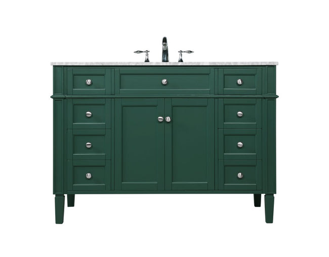 VF12548GN 48" Single Bathroom Vanity in Green