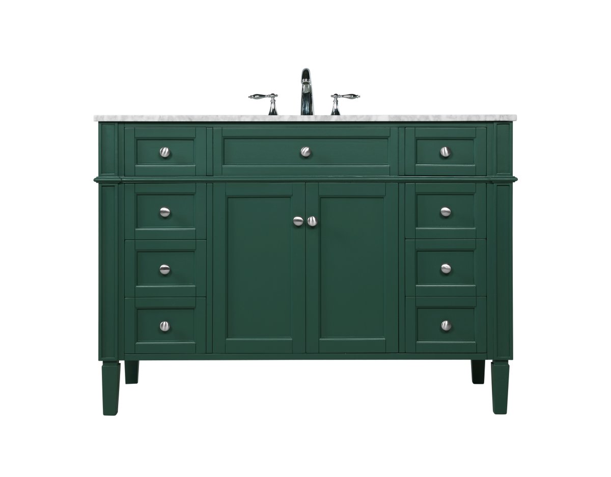 VF12548GN 48" Single Bathroom Vanity in Green