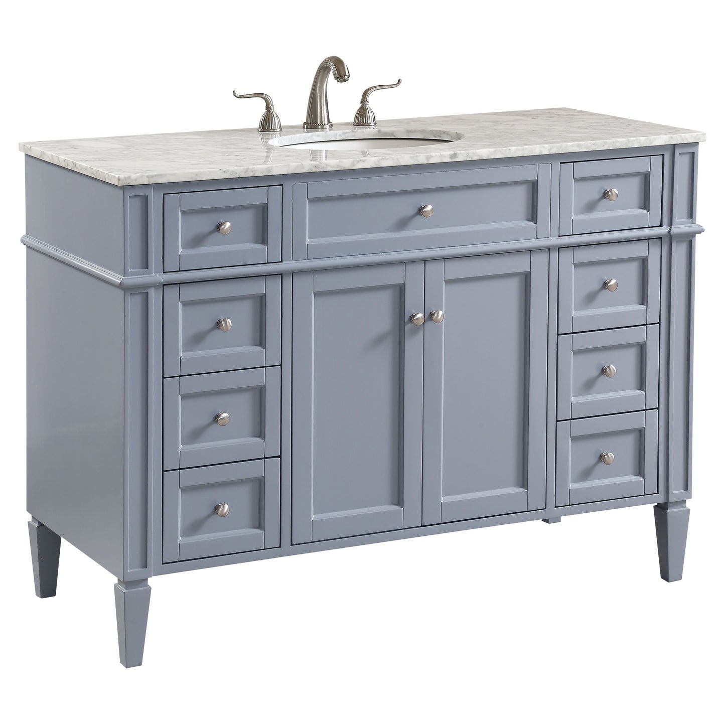 VF12548GR 48" Single Bathroom Vanity Set in Grey