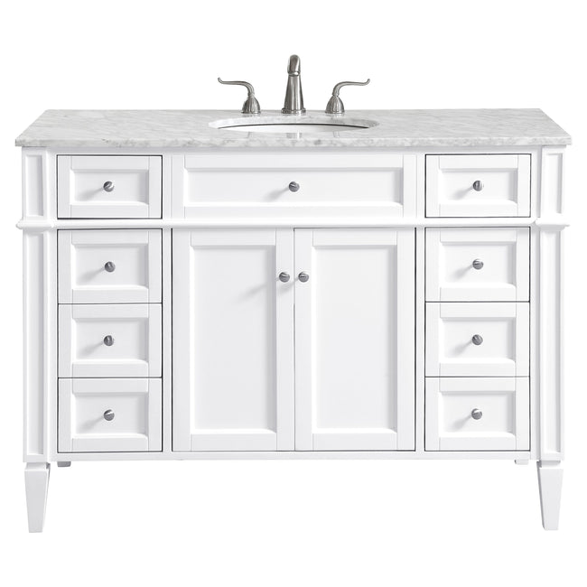 VF12548WH 48" Single Bathroom Vanity Set in White