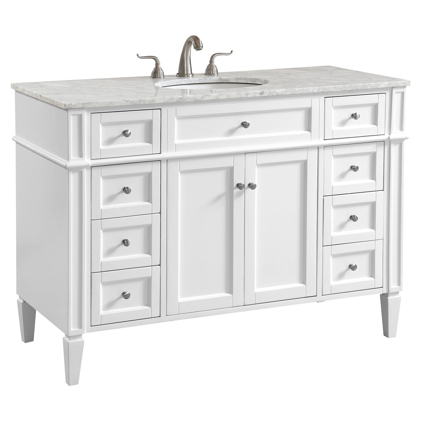 VF12548WH 48" Single Bathroom Vanity Set in White