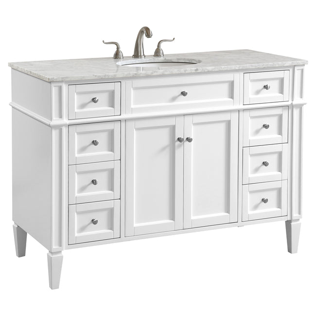 VF12548WH 48" Single Bathroom Vanity Set in White