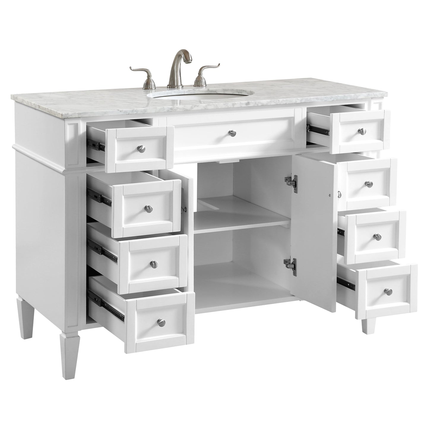 VF12548WH 48" Single Bathroom Vanity Set in White