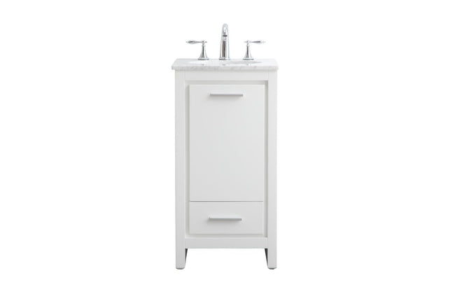 VF12818WH 18" Single Bathroom Vanity Set in White