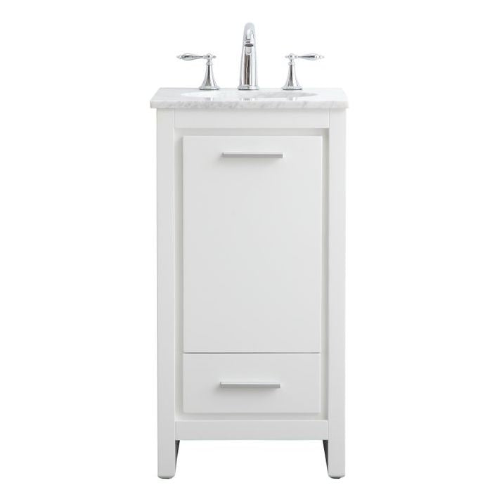 VF12818WH 18" Single Bathroom Vanity Set in White