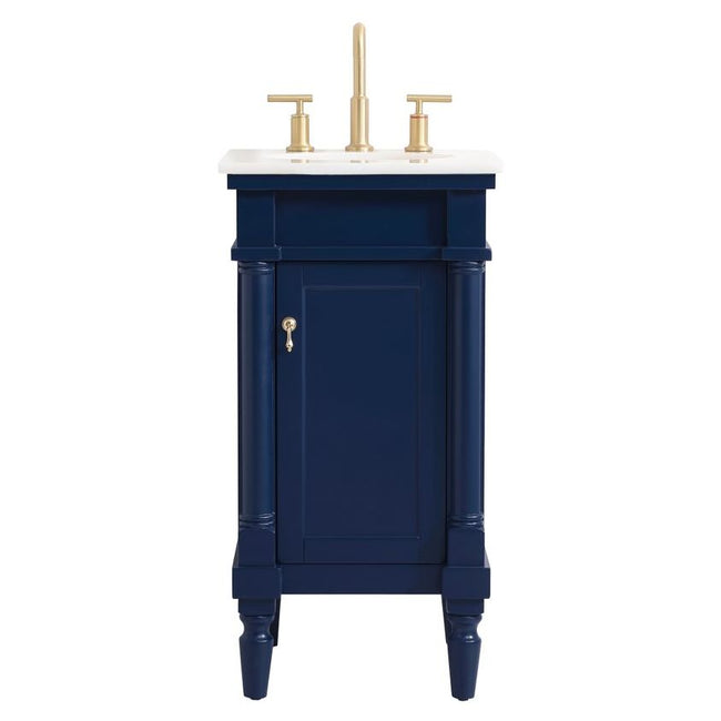 VF13018BL 18.5" Single Bathroom Vanity in Blue