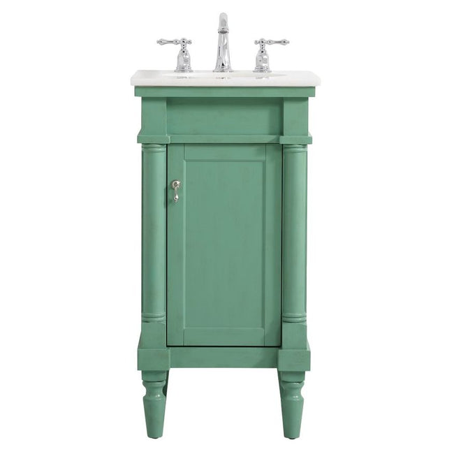 VF13018VM 18.5" Single Bathroom Vanity in Vintage Mint