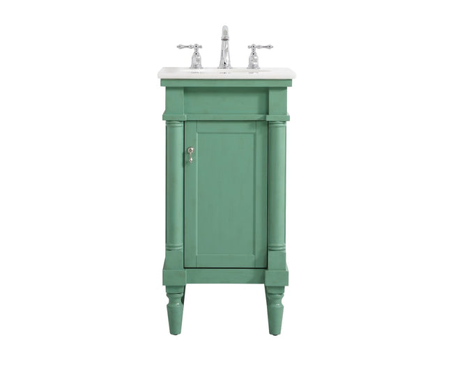 VF13018VM 18.5" Single Bathroom Vanity in Vintage Mint