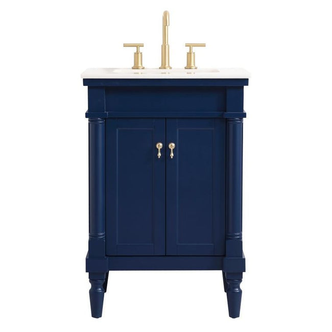 VF13024BL 24" Single Bathroom Vanity in Blue