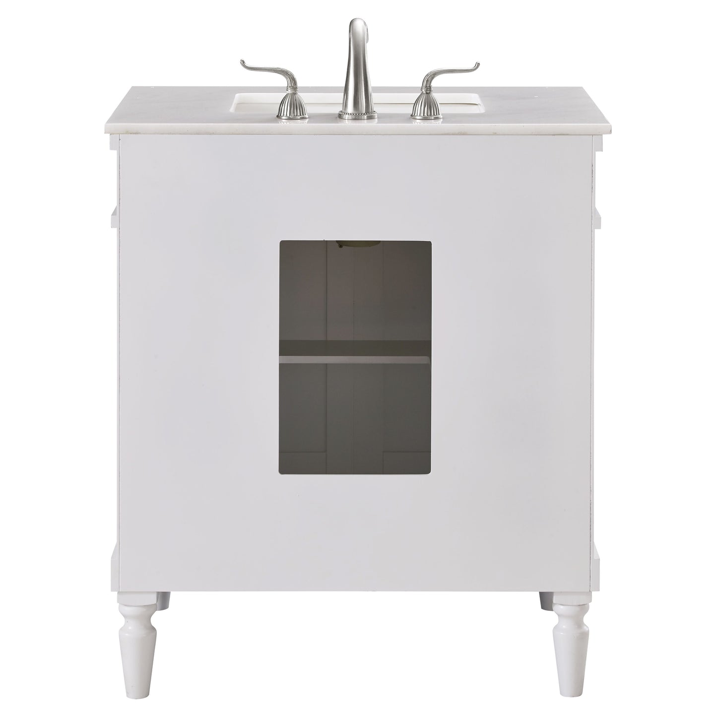 VF13030AW 30" Single Bathroom Vanity Set in Antique White