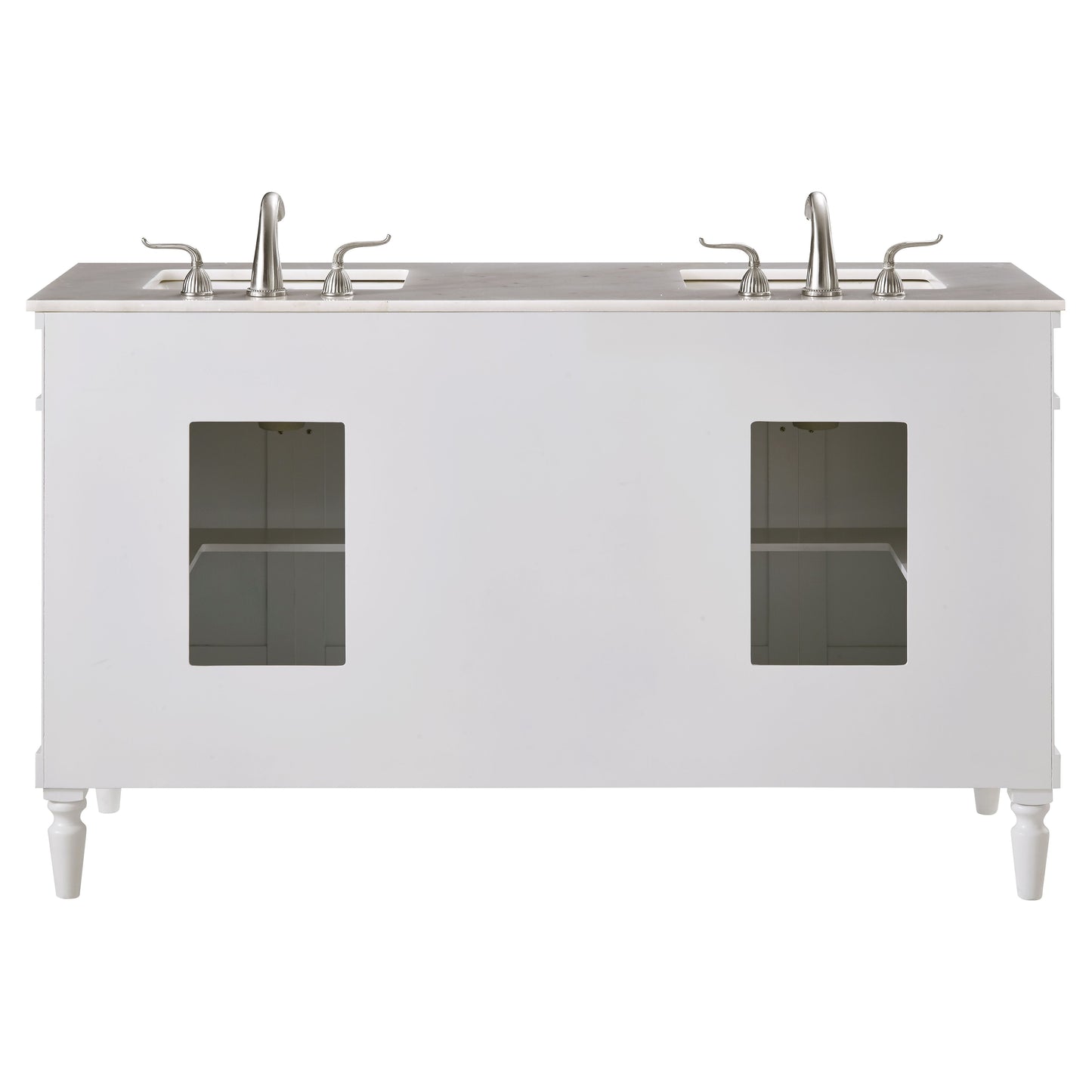 VF13060DAW 60" Single Bathroom Vanity Set in Antique White