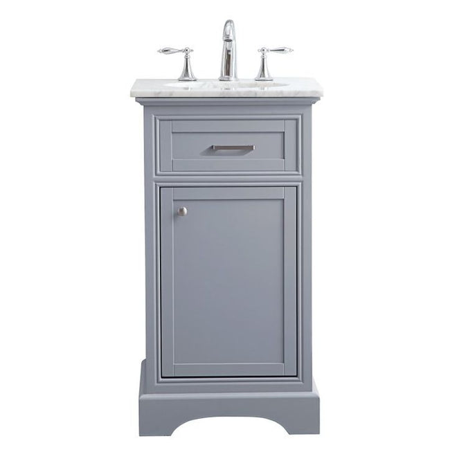 VF15019GR 19" Single Bathroom Vanity Set in Light Grey