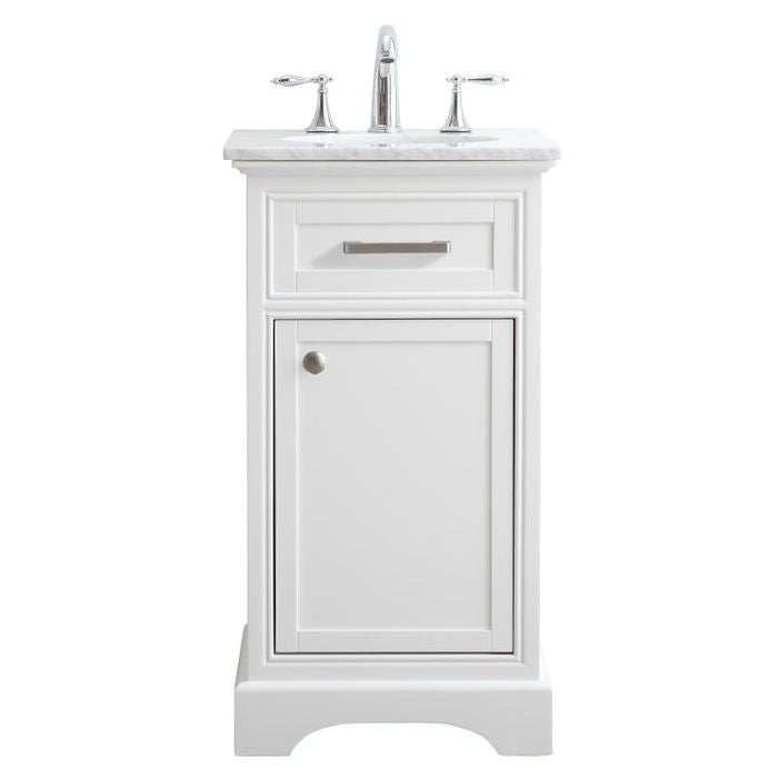 VF15019WH 19" Single Bathroom Vanity Set in White