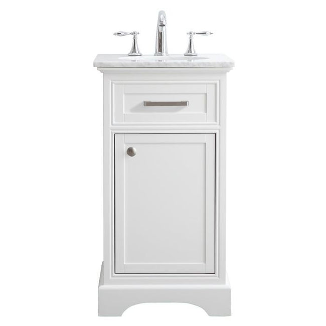 VF15019WH 19" Single Bathroom Vanity Set in White