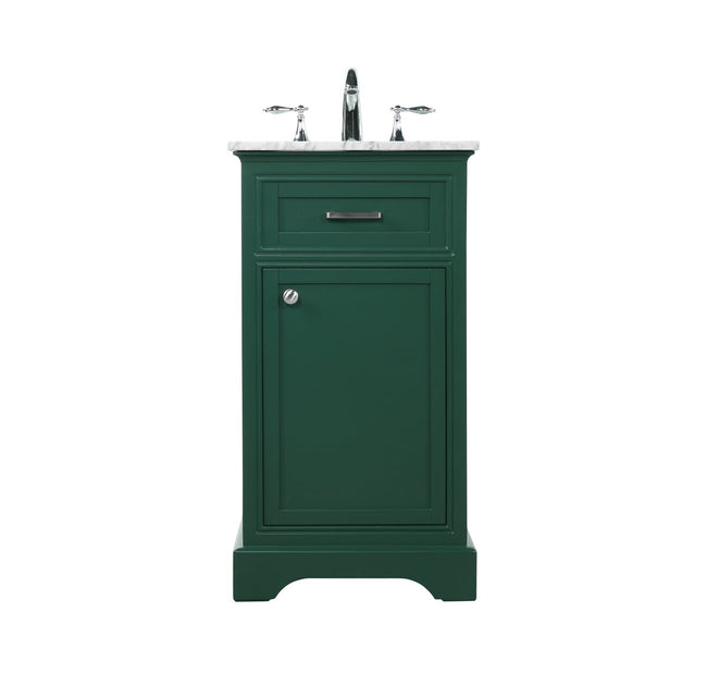 VF15019GN 19" Single Bathroom Vanity in Green