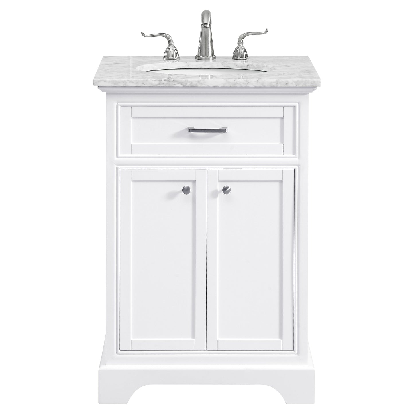 VF15024WH 24" Single Bathroom Vanity Set in White