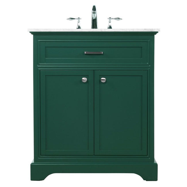 VF15030GN 30" Single Bathroom Vanity in Green