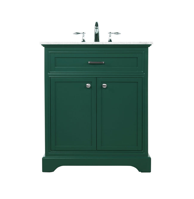 VF15030GN 30" Single Bathroom Vanity in Green