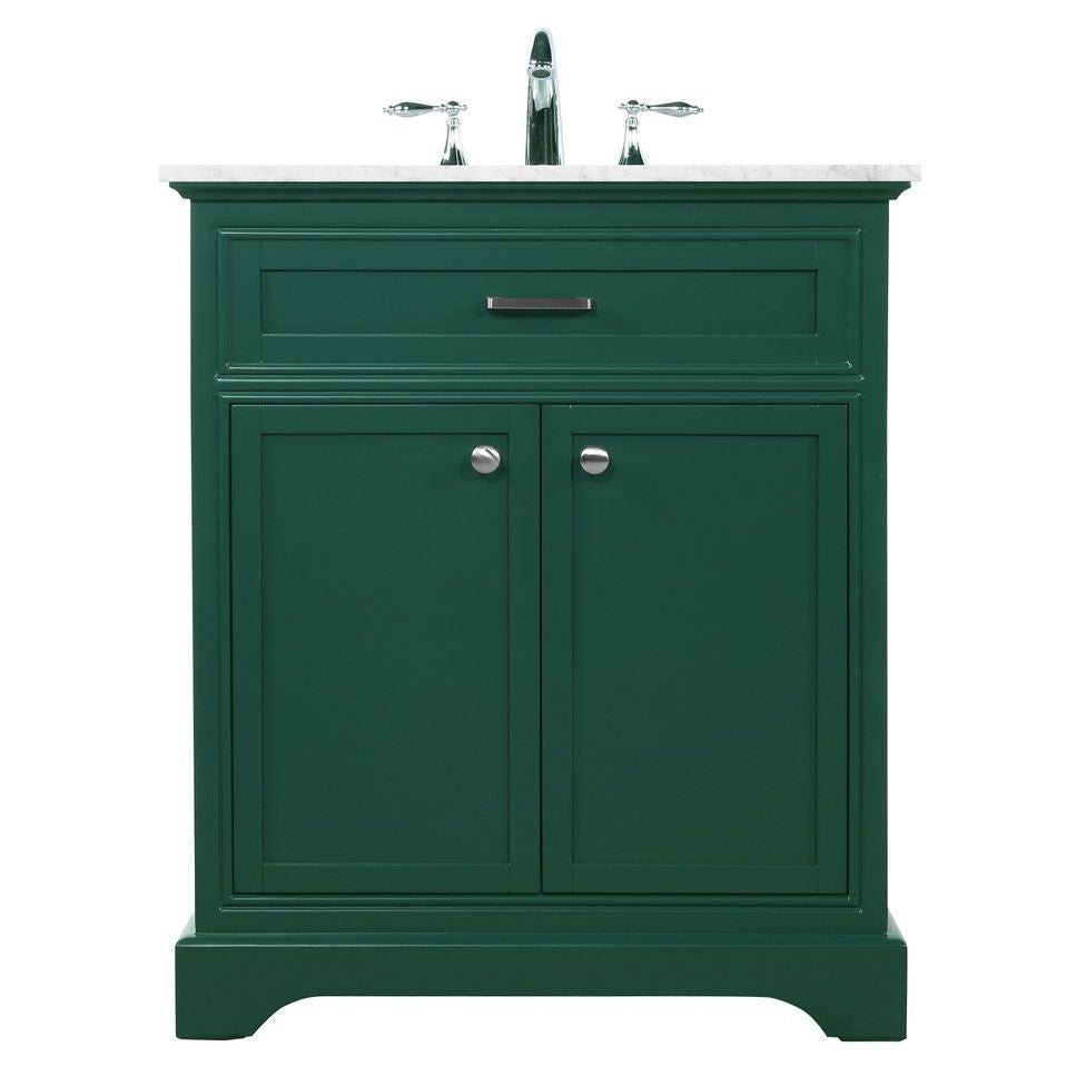 VF15030GN 30" Single Bathroom Vanity in Green