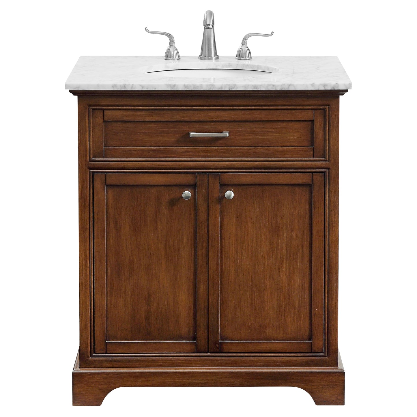 VF15030TK 30" Single Bathroom Vanity Set in Teak
