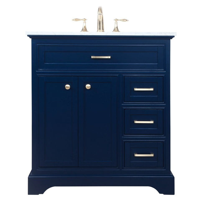 VF15032BL 32" Single Bathroom Vanity in Blue