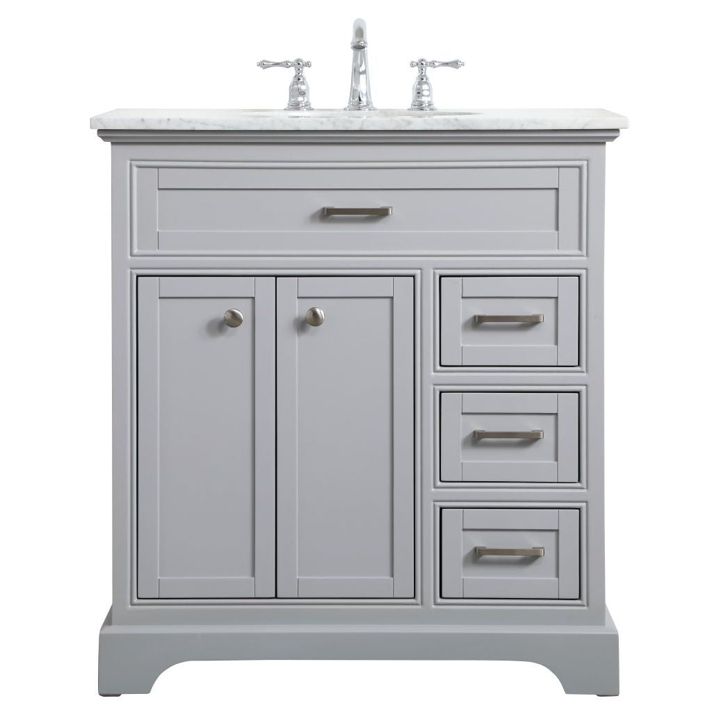 VF15032GR 32" Single Bathroom Vanity in Grey