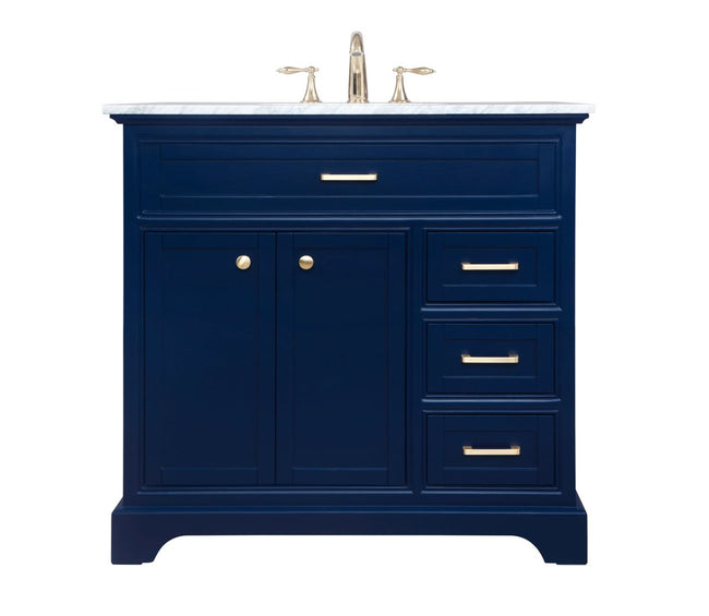 VF15036BL 36" Single Bathroom Vanity in Blue