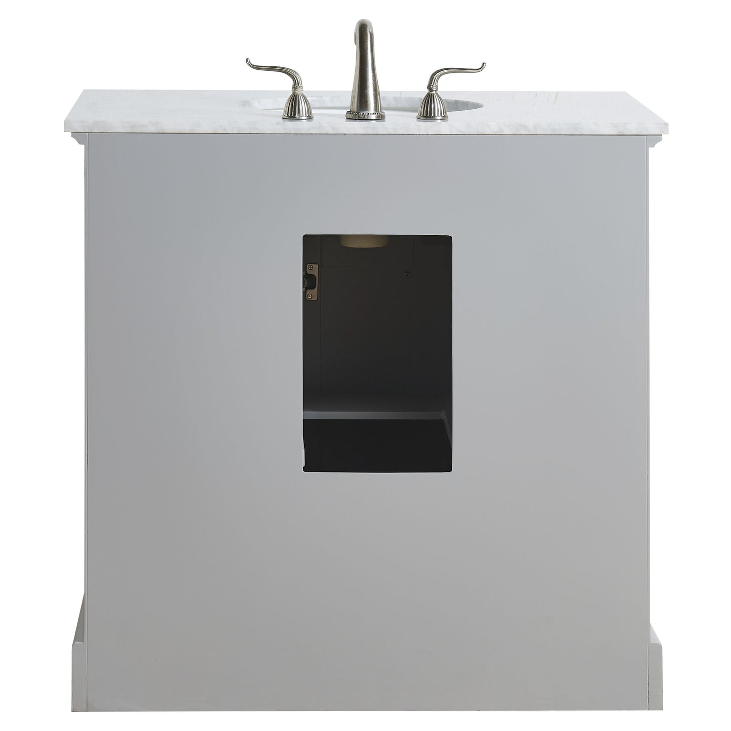 VF15036GR 36" Single Bathroom Vanity Set in Light Grey