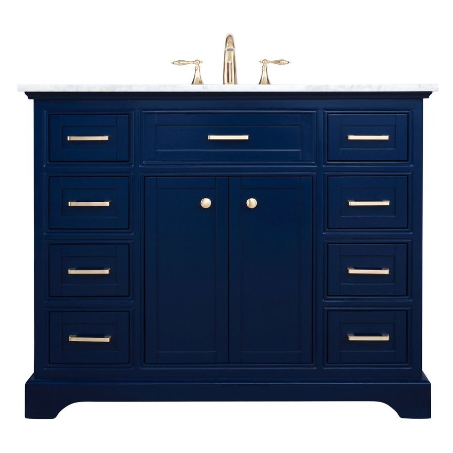 VF15042BL 42" Single Bathroom Vanity in Blue