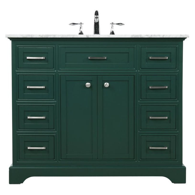 VF15042GN 42" Single Bathroom Vanity in Green